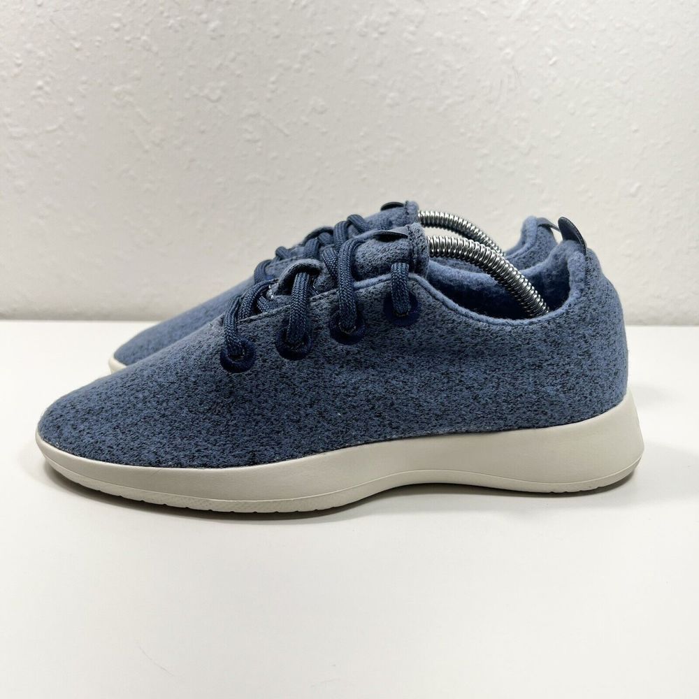 Allbirds Wool Runners Shoes Women's 6 Blue Comfort Low Top Lace Up Sneakers